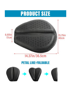 Cojín Universal para Asiento de Motocicleta ESEWALAS 3D Gel 2