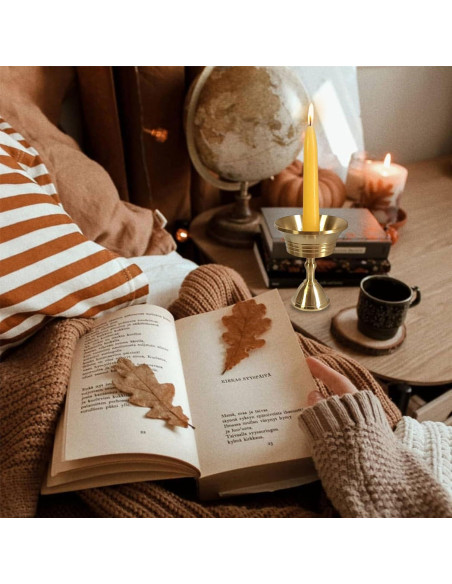 Juego de 30 Mini Velas de Cera de Abeja Gedengni para Meditación