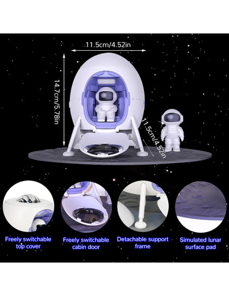 Proyector Galáctico Astronauta Longzhuo, Luz Nocturna LED