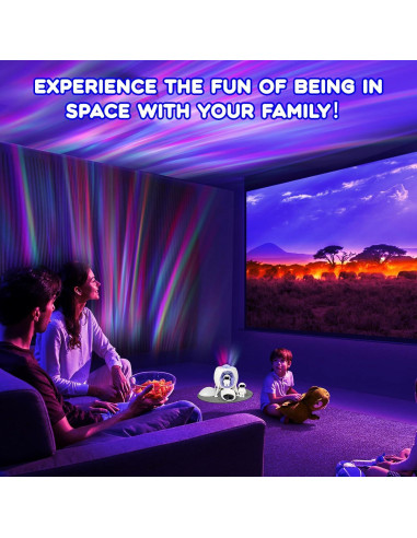 Proyector Galáctico Astronauta Longzhuo, Luz Nocturna LED