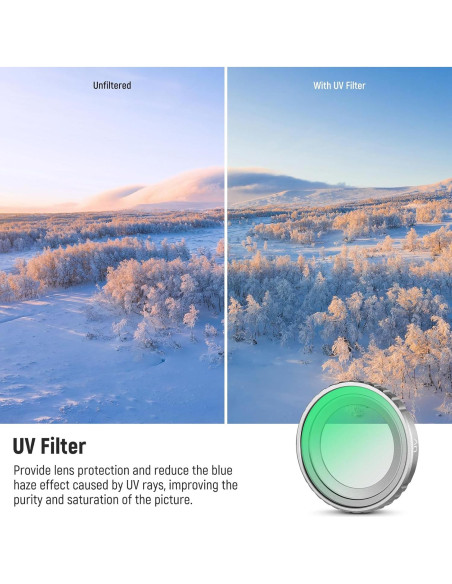 Kit de Filtros ND NEEWER 6 Piezas para Insta360 GO 3S Kit de Filtros ND NEEWER 6 Piezas para Insta360 GO 3S