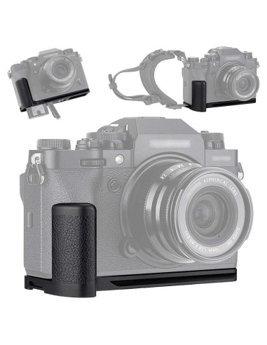 Soporte en L de metal JJC para Fujifilm X-T4, antideslizante