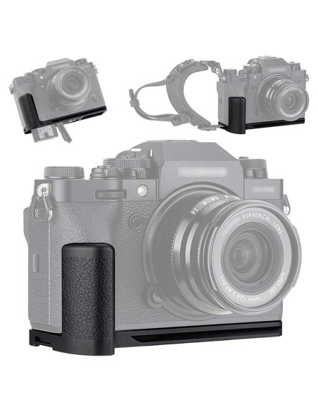 Soporte en L de metal JJC para Fujifilm X-T4, antideslizante