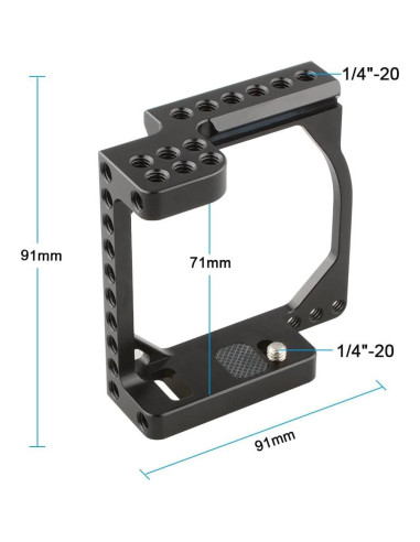 Mango de Aleación de Aluminio CAMVATE + Jaula para Cámara
