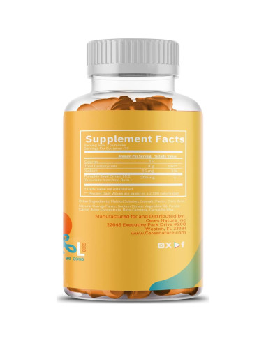 Gomitas de Aceite de Semilla de Calabaza Ceres Nature 4000 mg