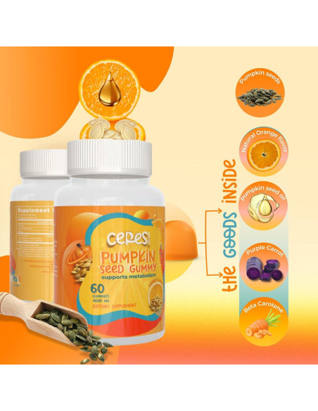 Gomitas de Aceite de Semilla de Calabaza Ceres Nature 4000 mg