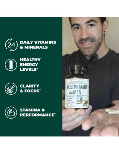 Suplemento Glucosamina Condroitina Cúrcuma MSM + Multivitamínico Hombres 2 Botellas