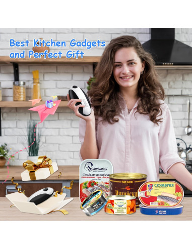 Abrelatas Eléctrico BeEcone Recargable USB Automático 340g