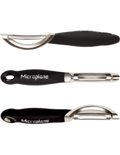 Pelador Giratorio Profesional Microplane Acero Inoxidable 18.5cm 2