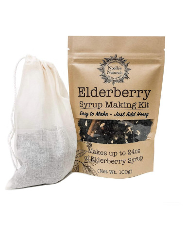 Kit de Jarabe de Sáuco Orgánico Noelle's Naturals 710ml