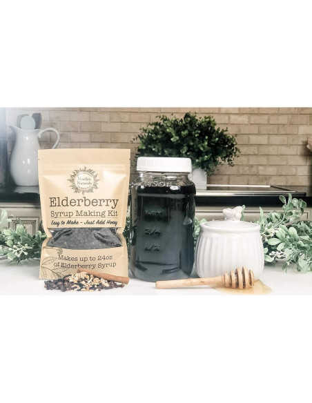 Kit de Jarabe de Sáuco Orgánico Noelle's Naturals 710ml