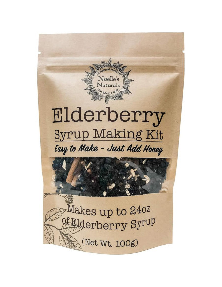 Kit de Jarabe de Sáuco Orgánico Noelle's Naturals 710ml