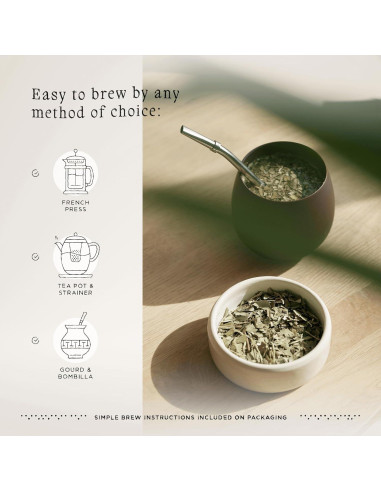 Té de Yerba Mate Orgánico Ka'a - 2 Paquetes de 500g