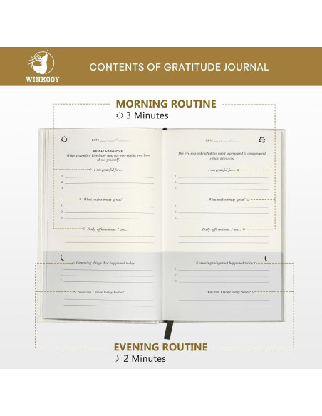 Diario de la Gratitud Winkooy Tapa Dura Beige 396g