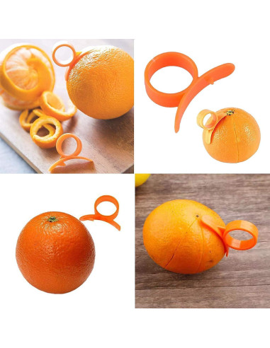 Pelador de Verduras Leaflai T9-380S Acero Inoxidable 4 Cuchillas