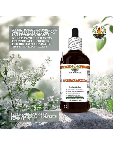 Extracto de Sarsaparilla Sin Alcohol Hawaii Pharm 59 ml