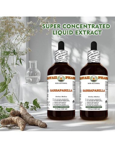 Extracto de Sarsaparilla Sin Alcohol Hawaii Pharm 59 ml