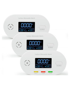 Detector de Monóxido de Carbono BTYEEUYI 3 en 1 Enchufable