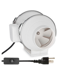 Ventilador de Conducto Modunful 4" - 180 CFM Alta Eficiencia