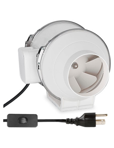 Ventilador de Conducto Modunful 4" - 180 CFM Alta Eficiencia