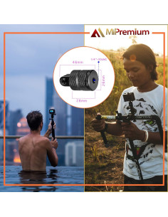 Adaptador de Trípode de Aluminio MiPremium 360 para GoPro 2