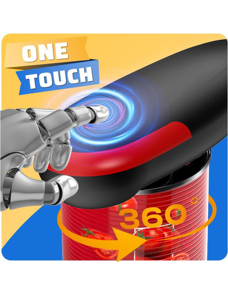 Abrelatas Eléctrico PatiBooo Automático 21.3x9.7cm Sin Bordes Afilados