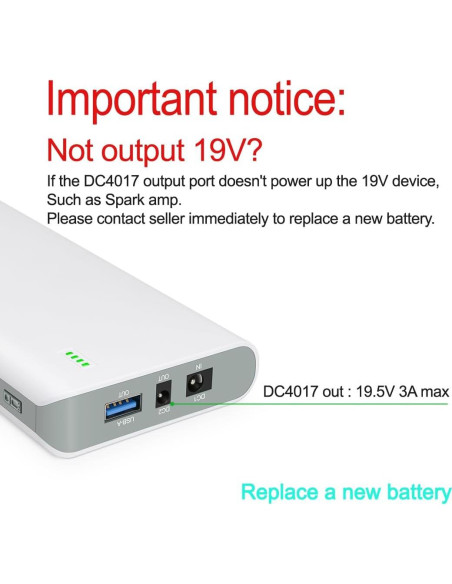 Banco de Poder Talentcell NB7101 17500mAh 64.75Wh DC 24/19/5V Banco de Poder Talentcell NB7101 17500mAh 64.75Wh DC 24/19/5V