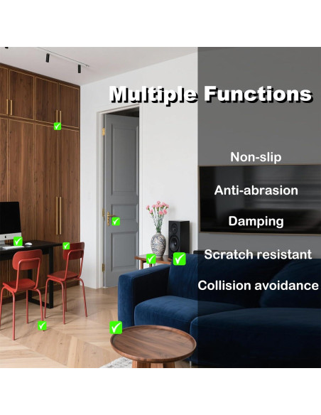 Almohadilla Antideslizante ZSUCUN 101.6x10.16 cm Neopreno