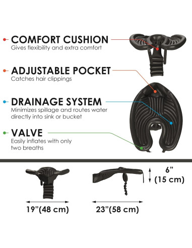 Lavabo Inflable Portátil Chrome Cherry + Bomba de Mano