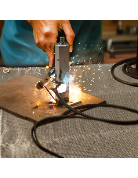 Mat de Fuego Cuadrado 100 cm Resistente al Calor para BBQ