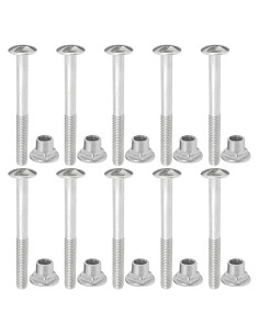 10 Tornillos Antirrobo Unidireccionales M6x60mm ITROLLE Acero Inoxidable