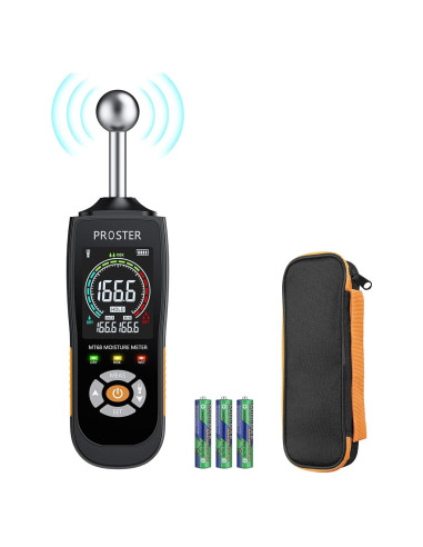 Medidor de Humedad Proster MT68 No Destructivo LCD Color 20-40mm