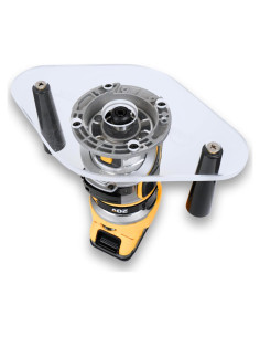 Placa Base de Router Acrílico 15.24x25.4cm Wood Grain Junkie