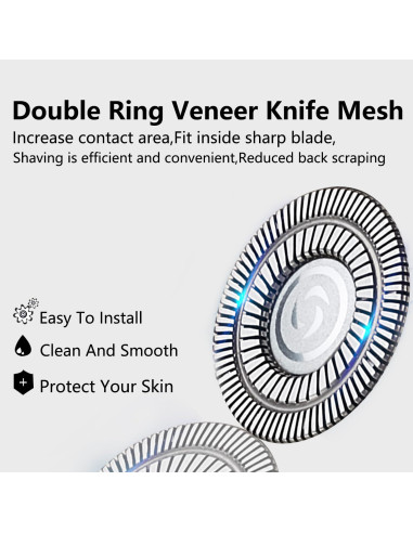 Cabezal de Afeitar Magnético 5 Cuchillas SOLASKY para Skull Shaver