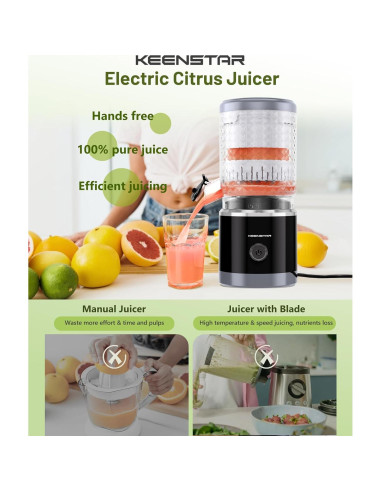 Exprimidor Eléctrico de Cítricos KEENSTAR FE002B 90W