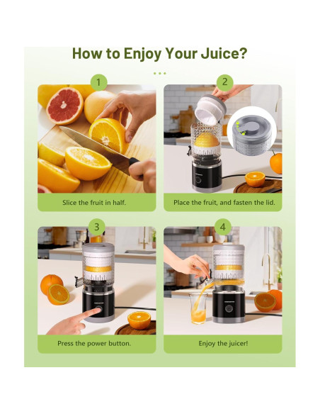 Exprimidor Eléctrico de Cítricos KEENSTAR FE002B 90W