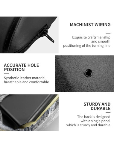 Cojín de Respaldo HDBUBALUS para Motocicleta Harley XL883/XL1200 2004-2023