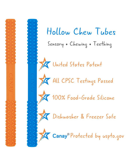 Juguetes Masticables Sensoriales Canay - 2 Paquete Silicona