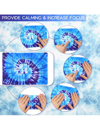 Alfombra Sensorial Antiestrés Youyole Laberinto 22x16 cm