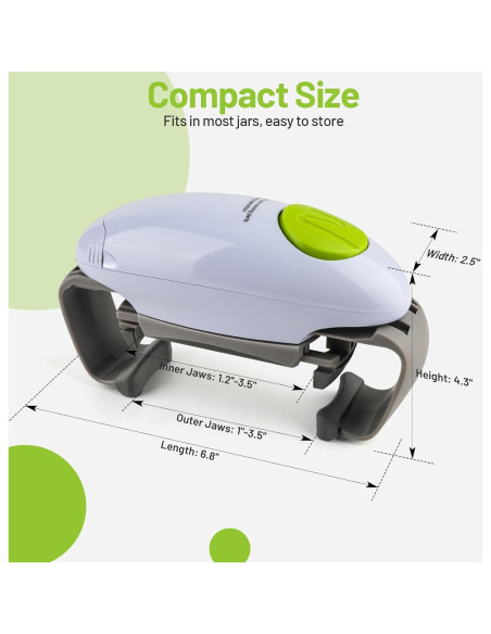 Abrebotellas Eléctrico Geyrut Automático para Manos Débiles