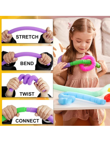 Tuberías Pop ANTDECOUS 12 Piezas Juguete Sensorial Grande