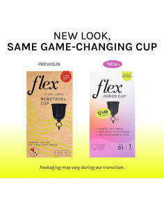 Copa Menstrual Flex Cup Tamaño 01 + 2 Discos Menstruales Gratis 2
