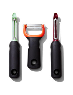 Set de Peladores OXO Good Grips 3 Piezas Acero Inoxidable