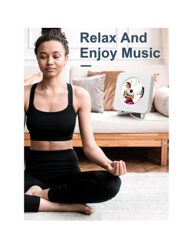 Reproductor de CD Montable Homlab CD1-001 con Bluetooth y Radio FM