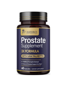 Suplemento Prostático Nature's Nutrition 60 Cápsulas 3X