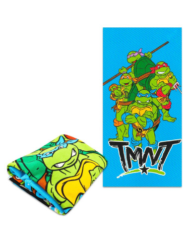 Juego de Toallas de Playa TMNT - Microfibra 137x69 cm