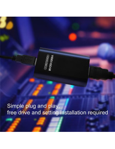Tarjeta de Captura USB 3.0 Videogear 1080P 60Hz HDMI/SDI 2