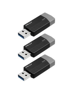 Pendrive PNY Elite Edge 32GB USB 3.0 Negro - 3 Unidades