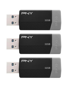 Pendrive PNY Elite Edge 32GB USB 3.0 Negro - 3 Unidades 2