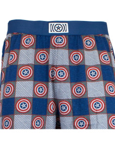 Pantalones de Casa Hombre Marvel Capitán América Algodón 2